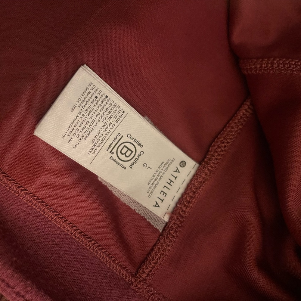 Athleta Sea Soft Tank Top in Berry Rose Large - Picture 7 of 7